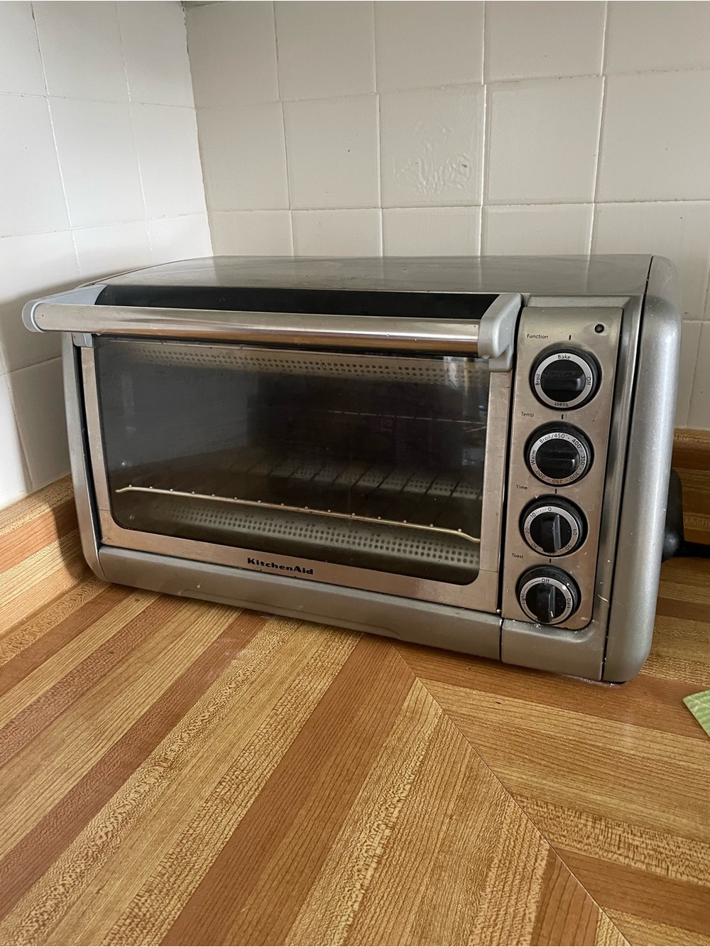KitchenAid Stainless Steel Toaster Oven 10" countertop w tray